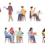 Kantine und Cafe Zeichungen